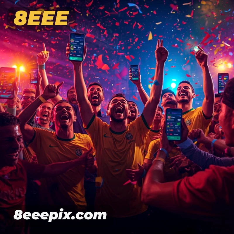 Aplicativo móvel 8eee para iOS e Android